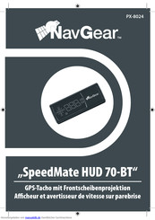 NavGear SpeedMate HUD 70-BT Handbuch
