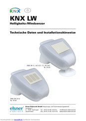 elsner elektronik KNX LW Technische Daten Und Installationshinweise