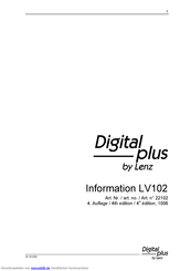 Lenz Elektronik Digital Plus LV102 Information