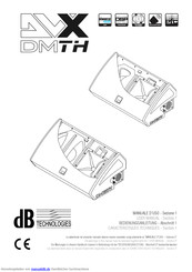 dB Technologies DVX DM15TH Bedienungsanleitung