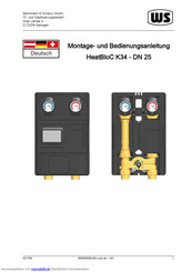 Weinmann & Schanz HeatBloC K34 Montage- Und Bedienungsanleitung