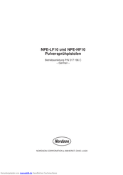 Nordson NPE-LF10 Betriebsanleitung