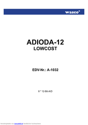 Wasco ADIODA-12 LOWCOST Anleitung