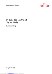 Fujitsu PRIMERGY CX270 S1 Betriebsanleitung