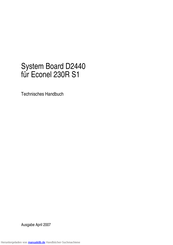Fujitsu D2440 Technisches Handbuch