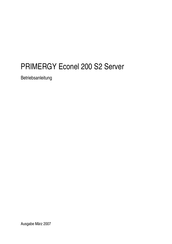 Fujitsu PRIMERGY Econel 200 S2 Betriebsanleitung