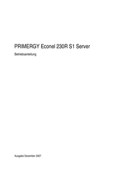 Fujitsu PRIMERGY Econel 230R S1 Betriebsanleitung