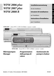Dimplex WPM 2008 R Installationsanweisung