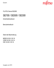 Fujitsu BS2000 SE700 Sicherheitshandbuch, Benutzerhandbuch
