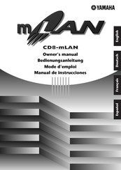 Yamaha CD8-mLAN Bedienungsanleitung