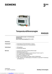 Siemens RWD32S Handbuch
