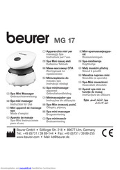 Beurer MG 17 Gebrauchsanweisung