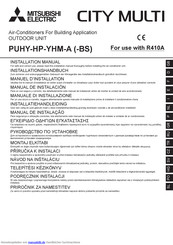 Mitsubishi Electric City Multi PUHY-HP400YSHM-A Installationshandbuch
