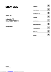 Siemens SIMATIC IPC847C Handbuch