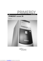 Fujitsu Siemens Computers PRIMERGY econel 20 Betriebsanleitung