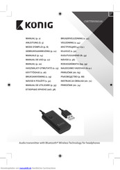 Konig CSBTTRNSM100 Anleitung