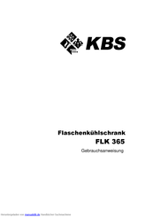 Kbs FLK 365 Gebrauchsanweisung