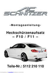 AC Schnitzer F11 Montageanleitung