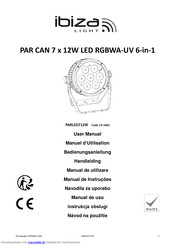 Ibiza Light PARLED712IR Bedienungsanleitung