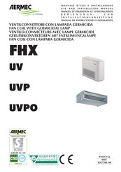 AERMEC FHX 44 UVPO Bedienungs- Und Installationsanleitung