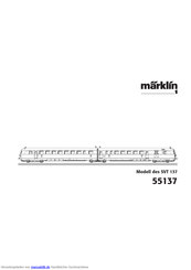 marklin SVT 137 Gebrauchsanleitung