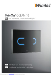 WimTec SanTec OCEAN T6 12 V Montage- Und Bedienungsanleitung