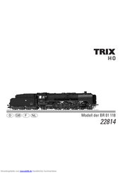 Trix H0 01 118 Series Bedienungsanleitung
