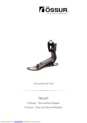 Ossur TALUX TLXoxxyz Gebrauchsanweisung