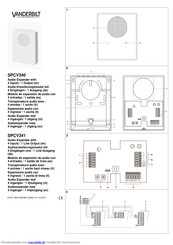 Vanderbilt SPCV341 Installationsanleitung