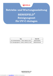 Veolia BERKEFELD 18000-Z-W Betriebs- Und Wartungsanleitung