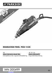 Parkside PGG 15 E4 Originalbetriebsanleitung