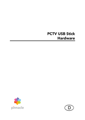 Pinnacle PCTV USB Stick Handbuch