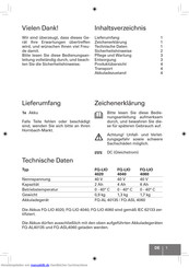 Hornbach FQ-LIO 4020 Bedienungsanleitung