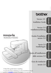 Brother Innov-is 4000 Installationsanleitung