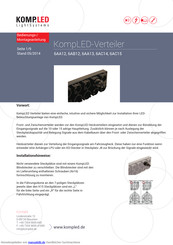 Komp.LED LightSystems 6AB12 Bedienungs-/Montageanleitung