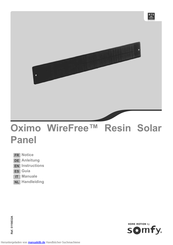 SOMFY Oximo WireFree Anleitung