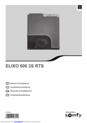 Somfy ELIXO 500 3S RTS Installationsanleitung