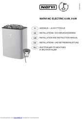 NARVI NC ELECTRIC 9 kW Installation Und Betriebsanleitung