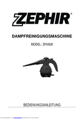 Zephir ZHV600 Bedienungsanleitung
