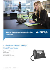 Aastra 5380 Kurzanleitung