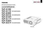 Toshiba TLP-X10E Bedienungsanleitung