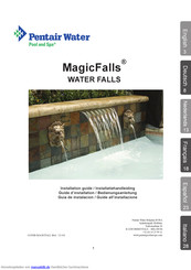 Pentair Water Pool and Spa MagicFalls Bedienungsanleitung