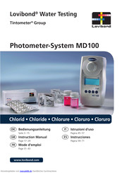 Tintometer Lovibond MD100 Bedienungsanleitung