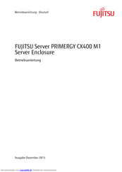 Fujitsu PRIMERGY CX400 M1 Betriebsanleitung