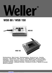 Weller WSB 150 Betriebsanleitung