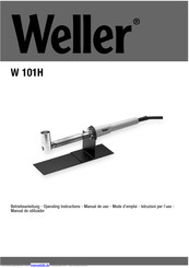 Weller W 101H Betriebsanleitung