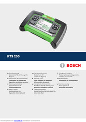 Bosch KTS 200 Betriebsanleitung