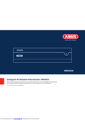 Abus NVR10030 Kurzanleitung