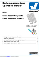Viessmann 6848 Bedienungsanleitung