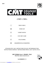 CMT ORANGE TOOLS CMT6 Betriebsanleitung